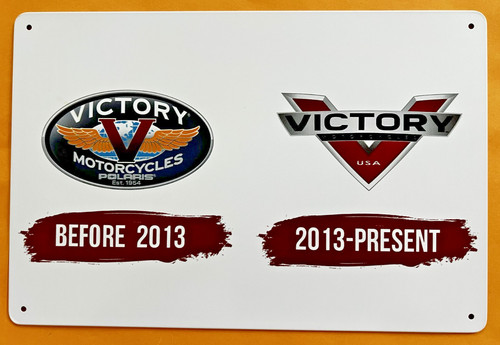 Insegna latta logo moto - latta,