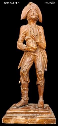 Scultura antica cirmolo - scultura,