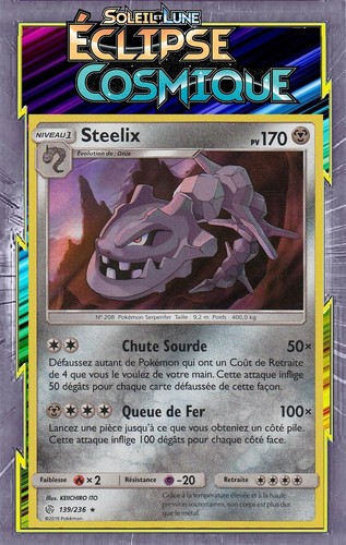 Steelix holo sl12 - -, sl12:Éclipse