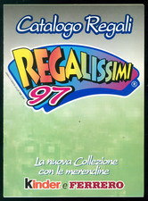 CATALOGO REGALI REGALISSIMI 97 KINDER E FERRERO COLLEZIONE RACCOLTA PUNTI 1997