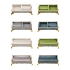 Espositore per anelli, vassoio per gioielli, piccoli anelli in acrilico e