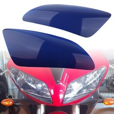 1 Paio Targa Copri Obiettivo Faro Moto per Yamaha YZF R1 98-99