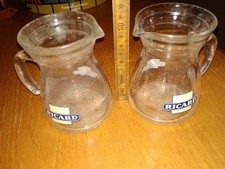 RICARD PASTIS COPPIA CARAFFE + GADGET COGNAC MARTELL VINTAGE MADE IN FRANCE