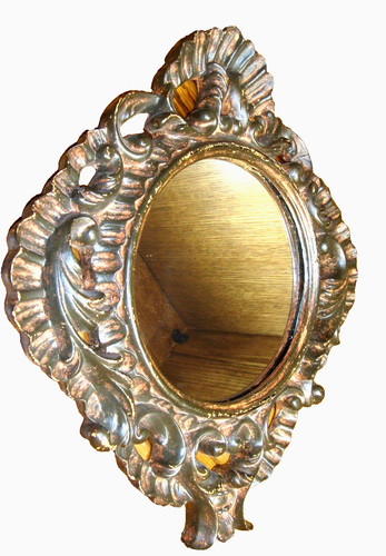 Vtg antiqued baroque ornate - antiqued,