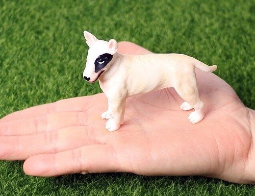 Bull terrier dog animal toy - terrier,