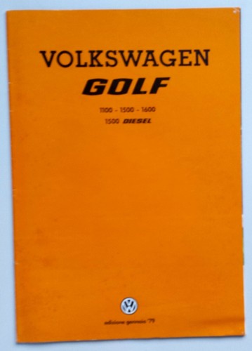 Depliant volkswagen golf - golf,
