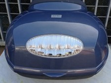 Aprilia Bauletto Top Case+poggiaschiena Originale Scarabeo 500 2003/2006 Col.blu