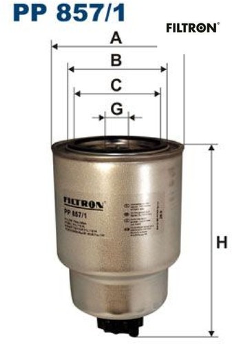 Filtro carburante filtron - filtro,