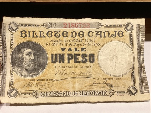 1895 porto rico peso - rico, 1