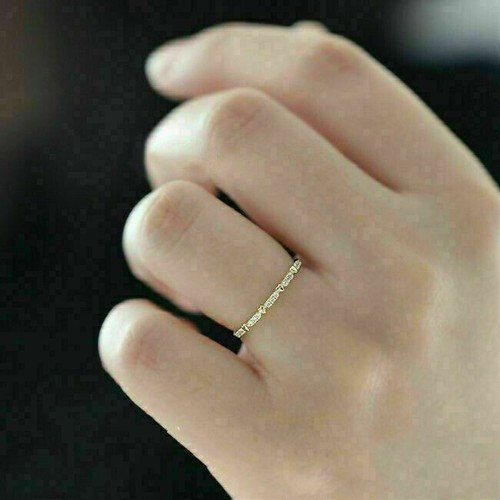 Anello sottile magro cuore - sottile,