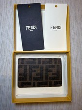 New! Fendi Zucca Card Holder