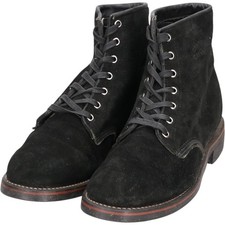 Stivali da lavoro in camoscio Chippewa vecchi vestiti made in USA 42 uomo...