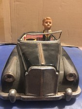 Vecchia auto automobilina auto  latta  30 x 12 giocattolo danni  mancanze bella