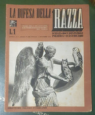 LA DIFESA DELLA RAZZA - ANNO