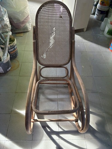 Sedia dondolo vintage - dondolo, in