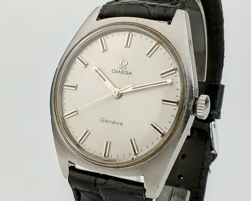Omega genève silver dial ref - silver, [ref