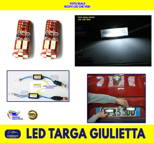 Luci led giulietta per - luci, targa