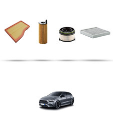 HOFFCAR Kit tagliando - 4 filtri compatibile con Mercedes Classe B (W247) 200 d 