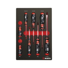 Cacciaviti Set 8pz Tappetino per Carrello Officina - WÜRTH 0965905503