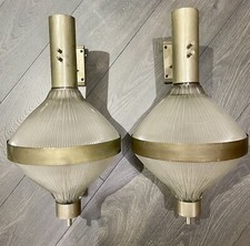 Coppia di grandi Lampade da Parete