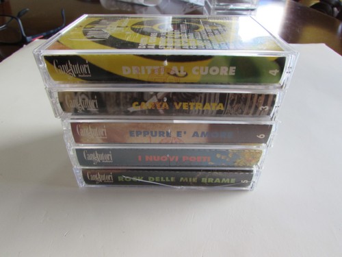 Lotto musicassette cantautori - lotto,