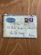 LETTERA POSTA MILITARE 23 VIA AEREA SAN VITO ROMANO 1942 FRANCOBOLLO 50 CENT