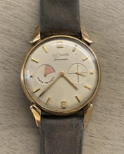 Riserva di carica automatica Jaeger LeCoultre Futurematic molto pulita riempita d'oro 10k