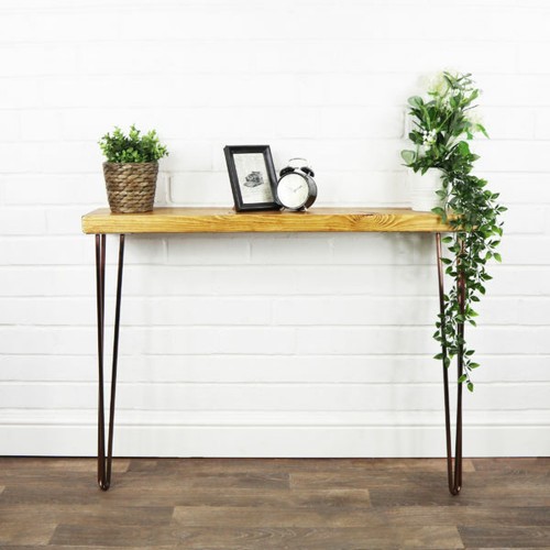 Tavolo console legno solido - tavolo,