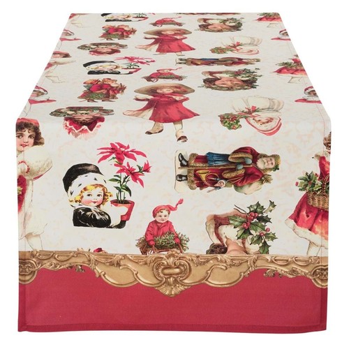 Runner cotone blanc mariclo - cotone,