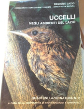 uccelli negli ambienti del lazio, zoologia, fotografico, quaderni lazio-natura 2