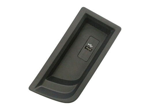 Front center console leather - front,