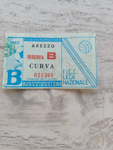 Biglietto calcio arezzo - biglietto,