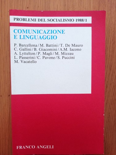 Comunicazione linguaggio - comunicazione,