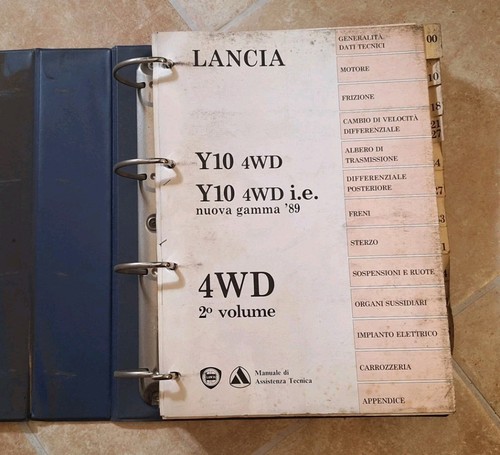 Lancia 4wd manuale - manuale, di