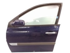 PORTA ANTERIORE SINISTRA RENAULT MEGANE ( 2002 > 2009 ) SPORTELLO BLU CON VETRO