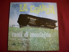 CORO LA GRANGIA- CANTI DI MONTAGNA DEL PIEMONTE-LP 10" 25 CM