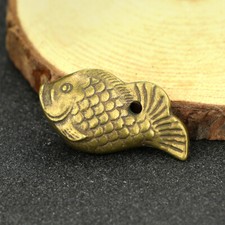 Statuina ciondolo pesce ottone