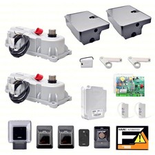 FAAC POWER KIT 770 24V CON CASSE FONDAZIONE 490065 CANCELLO BATTENTE INTERRATO