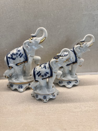 Elefante porcellana bianca - elefante,