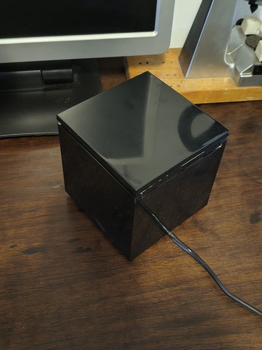 Lampada cubo luce nera - lampada,