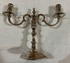 CANDELABRO 2 FIAMME IN ARGENTO