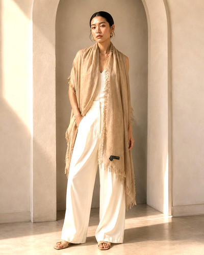 Sciarpa louis vuitton beige - vuitton,