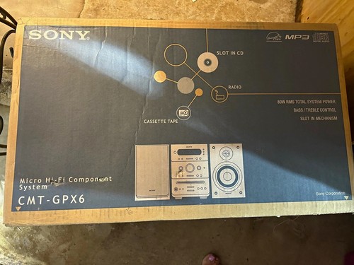 Sony cmt gpx6 micro fi - sony, hi-fi
