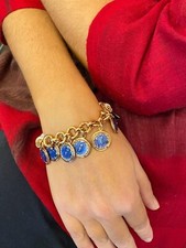 Bracciale in argento 925 , Perle , e monete antiche