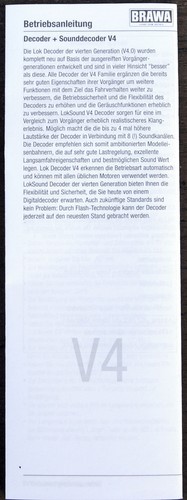 Brawa istruzioni originali per - istruzioni,