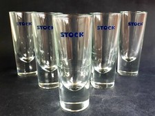 Bicchieri Liquore Stock Set 5 pz da Collezione Liquore Amaro Vintage Anni 80