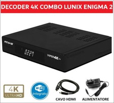 Decoder Tv Satellitare e Digitale Terrestre 4k WiFi Enigma 2 Ricevitore Combo