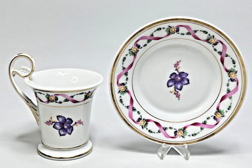 Piattino tazza caffè vintage