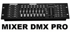 MIXER DMX LUCI "SERIE PRO" 192 CANALI PER 12 EFFETTI LUCI PSICHEDELICHE