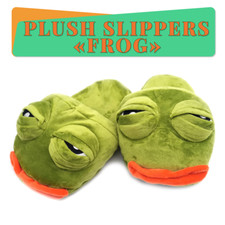 Peluche Pantofole Pepe La Rana